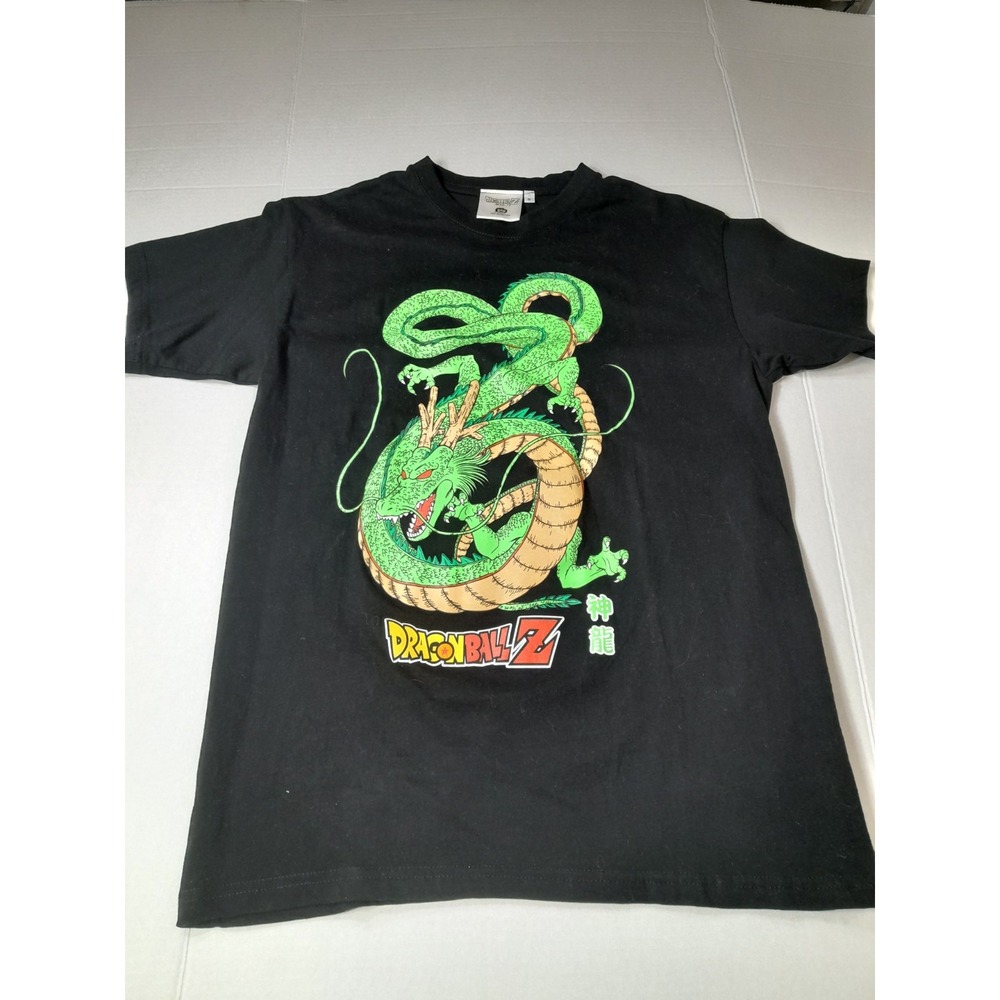 Vtg Y2k T-shirt Dragon Ball Z Shenron Dragon Black  Official ABYstyle Toei Sz S